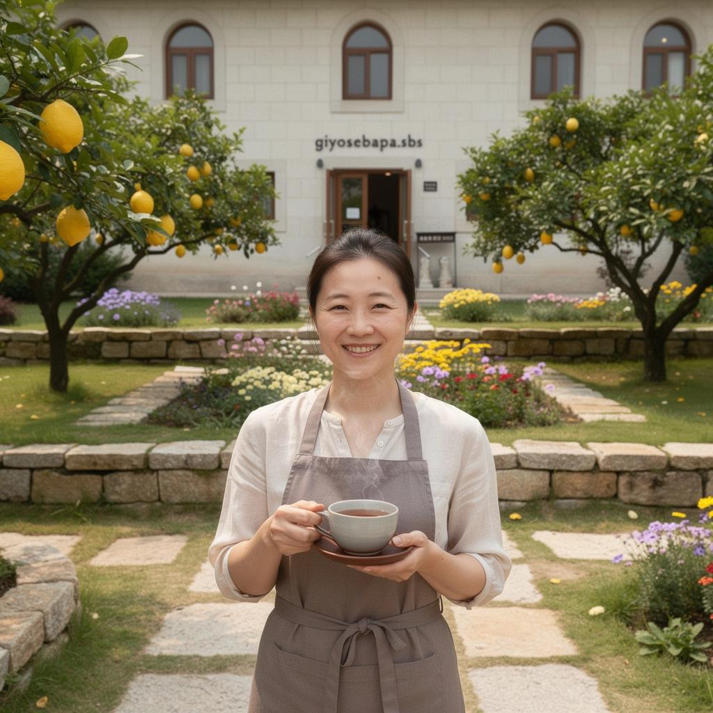 Citrinų arbatos lapai ir žolelės, išdėstytos ant natūralaus audinio